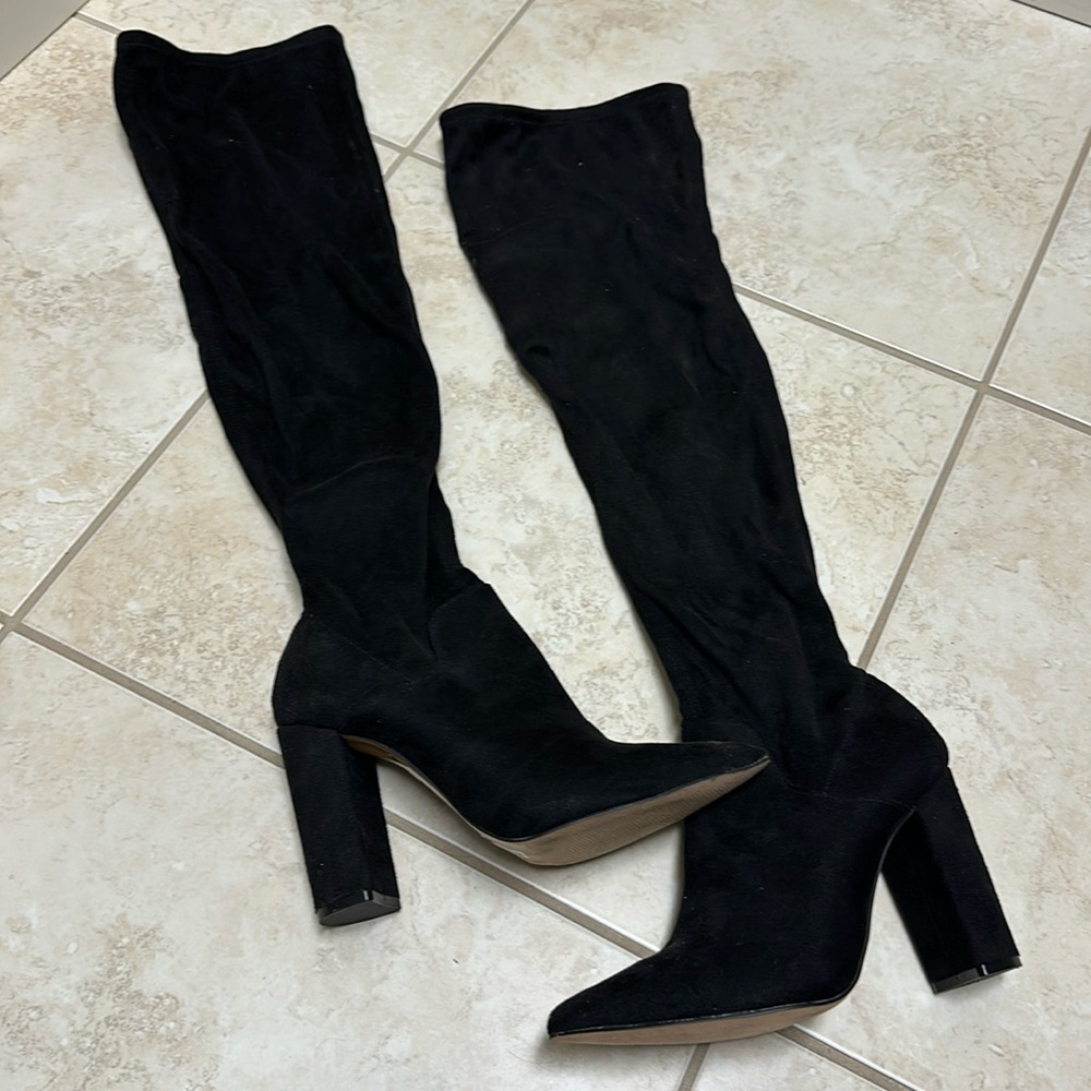 Black OTK boots. So cute, worn one time.